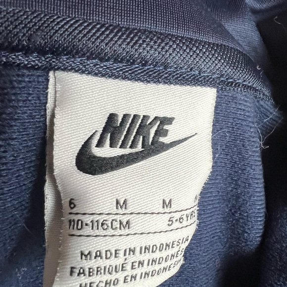 Nike Kids Blue and White Zip-Up Jacket - Picture 7 of 7